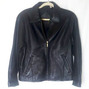 Preston & York lamb skin leather jacket size med